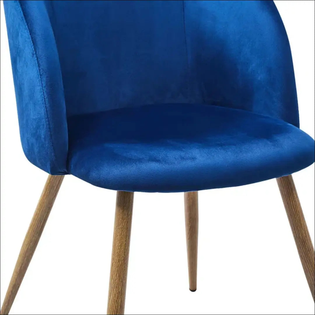 Kėdė VI774 - €43 Save 65% 25-50, __label:Pristatymas 1-2 d.d., color-melyna, kedes-valgomojo, material-aksomas €25