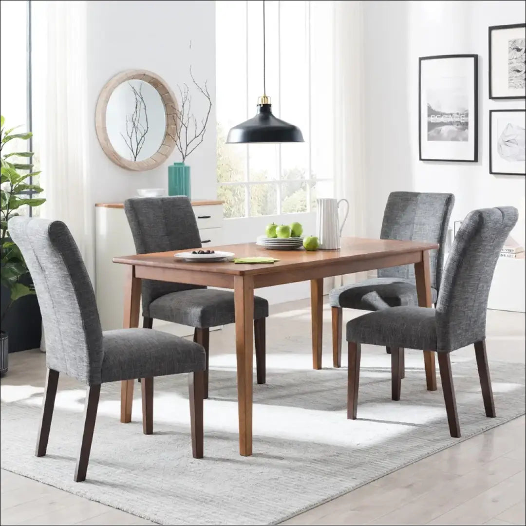 Kėdė VI821 - €64 Save 60% 50-100, __label:Pristatymas 1-2 d.d., color-pilka, kedes-valgomojo, material-gobelenas €50