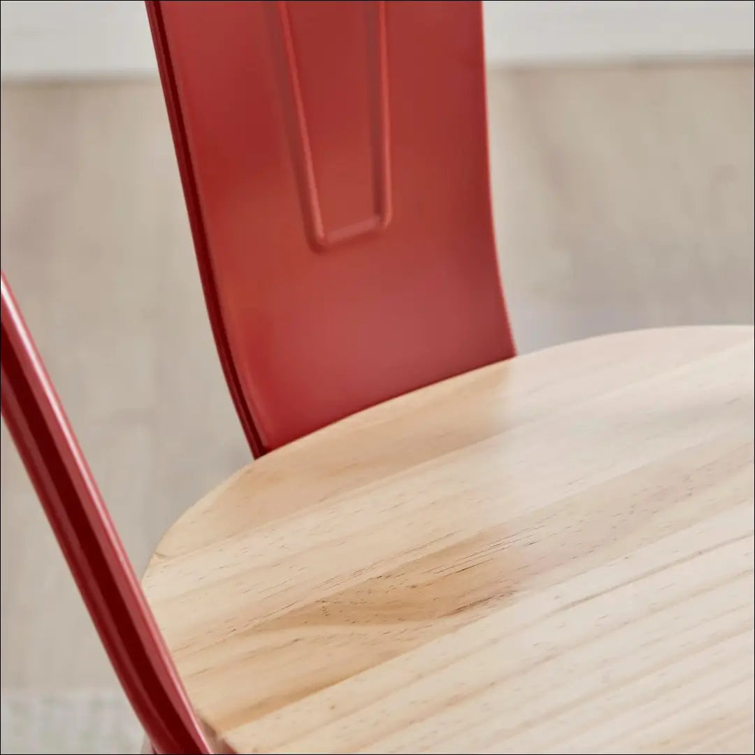 Kėdė VI863 - €41 Save 60% 25-50, __label:Pristatymas 1-2 d.d., color-raudona, color-ruda, kedes-valgomojo €25 to €50