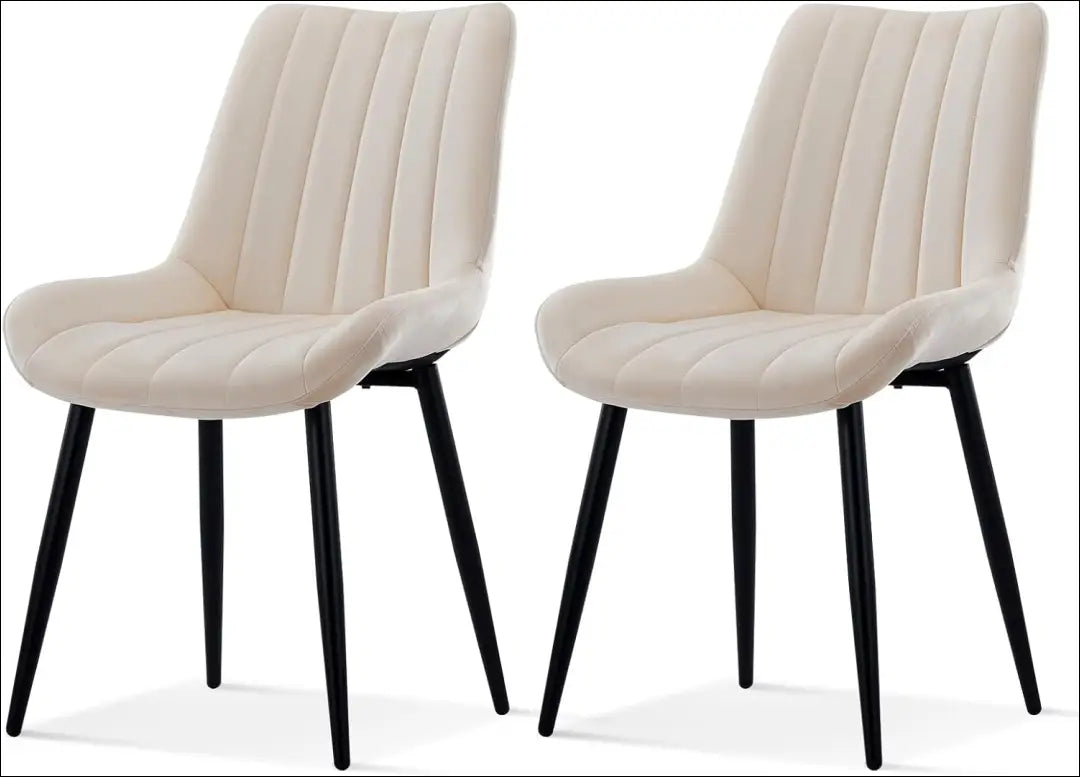 Kėdė VI876 - €52 Save 60% 50-100, __label:Pristatymas 1-2 d.d., color-kremas, kedes-valgomojo, material-aksomas €50