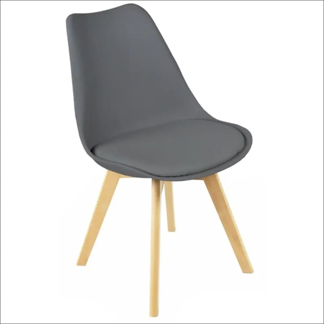 Kėdė VI925 - €42 Save 50% 25-50, __label:Pristatymas 1-2 d.d., color-pilka, kedes-valgomojo, material-dirbtine-oda €25