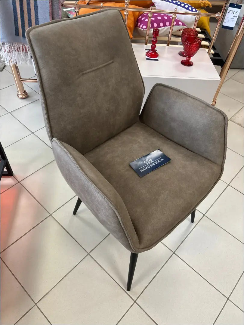 Kėdė VI982 - €130 Save 55% 100-200, __label:Pristatymas 1-2 d.d., color-ruda, kedes-valgomojo, material-dirbtine-oda