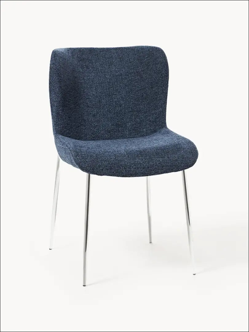 Kėdė VI997 - €121 Save 55% 100-200, __label:Pristatymas 1-2 d.d., color-melyna, kedes-valgomojo, material-gobelenas