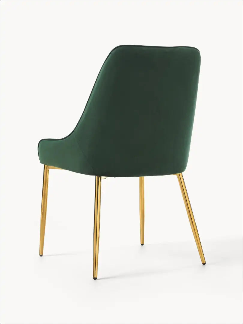Kėdė VI999 - €115 Save 50% 100-200, __label:Pristatymas 1-2 d.d., color-zalia, kedes-valgomojo, material-aksomas €100