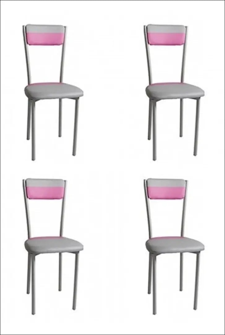 Kėdžių komplektas (4vnt) VI1129 - €106 Save 50% 100-200, __label:Pristatymas 1-2 d.d., color-pilka, color-rozine,