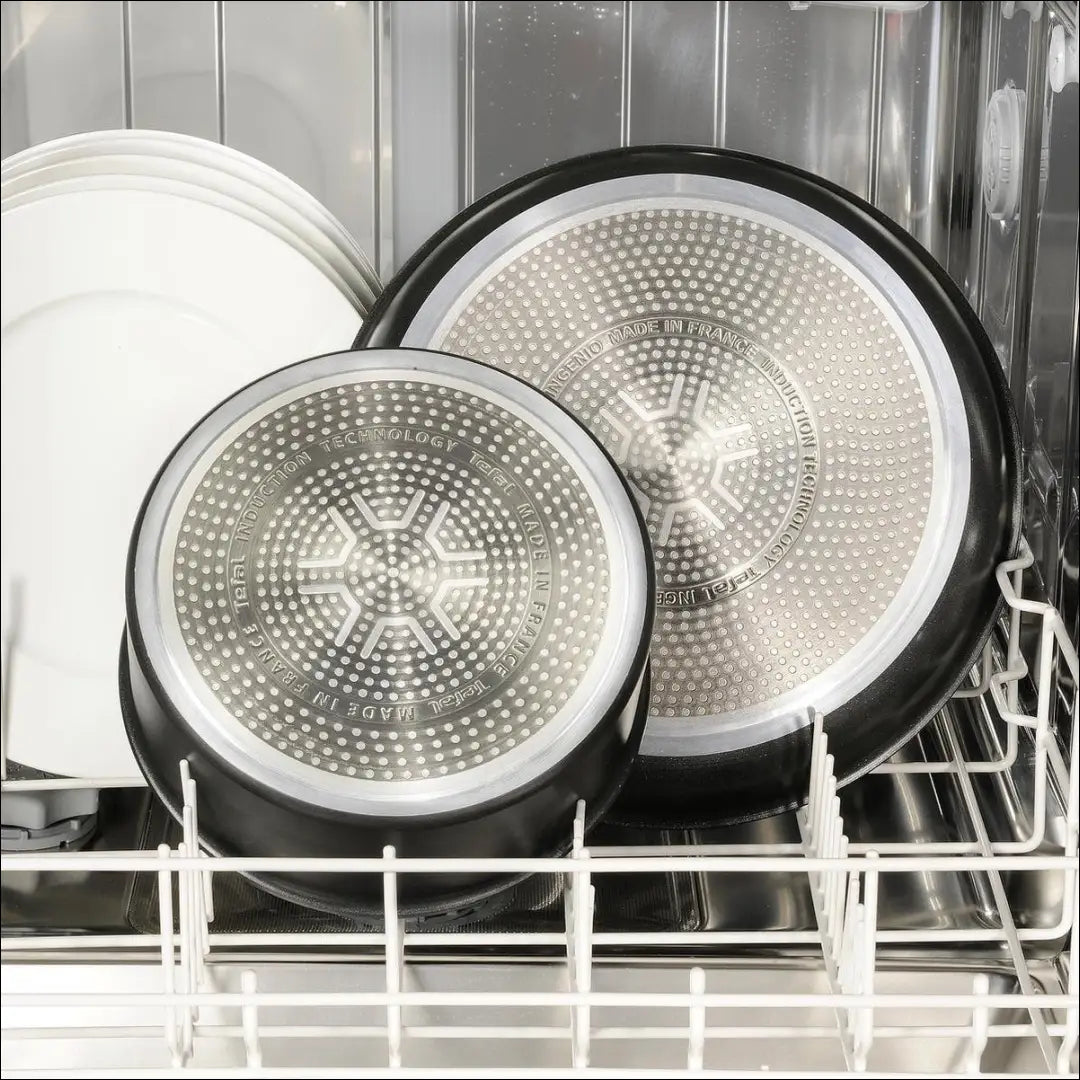 Keptuvių komplektas (3vnt) ’Tefal’ DI9422 - €63 Save 50% 50-100, __label:Pristatymas 1-2 d.d., color-juoda, interjeras,