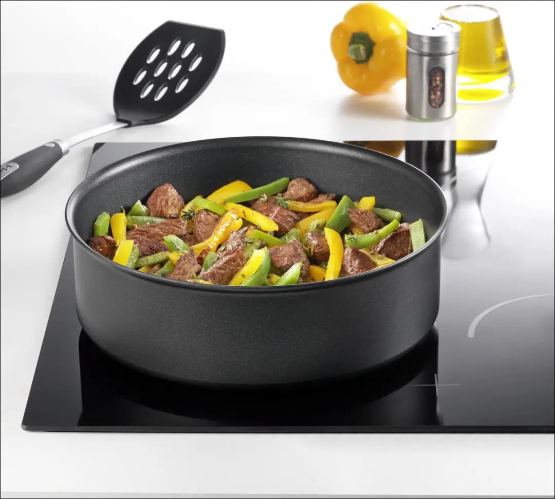 Keptuvių komplektas (3vnt) ’Tefal’ DI9422 - €63 Save 50% 50-100, __label:Pristatymas 1-2 d.d., color-juoda, interjeras,