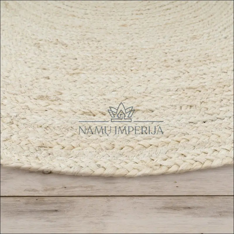 Kilimas NI5107 - 100-200, 50-100, __label:Pristatymas 5-14 d.d., color-White, kilimai Kilimai Handmade Round Monochrome