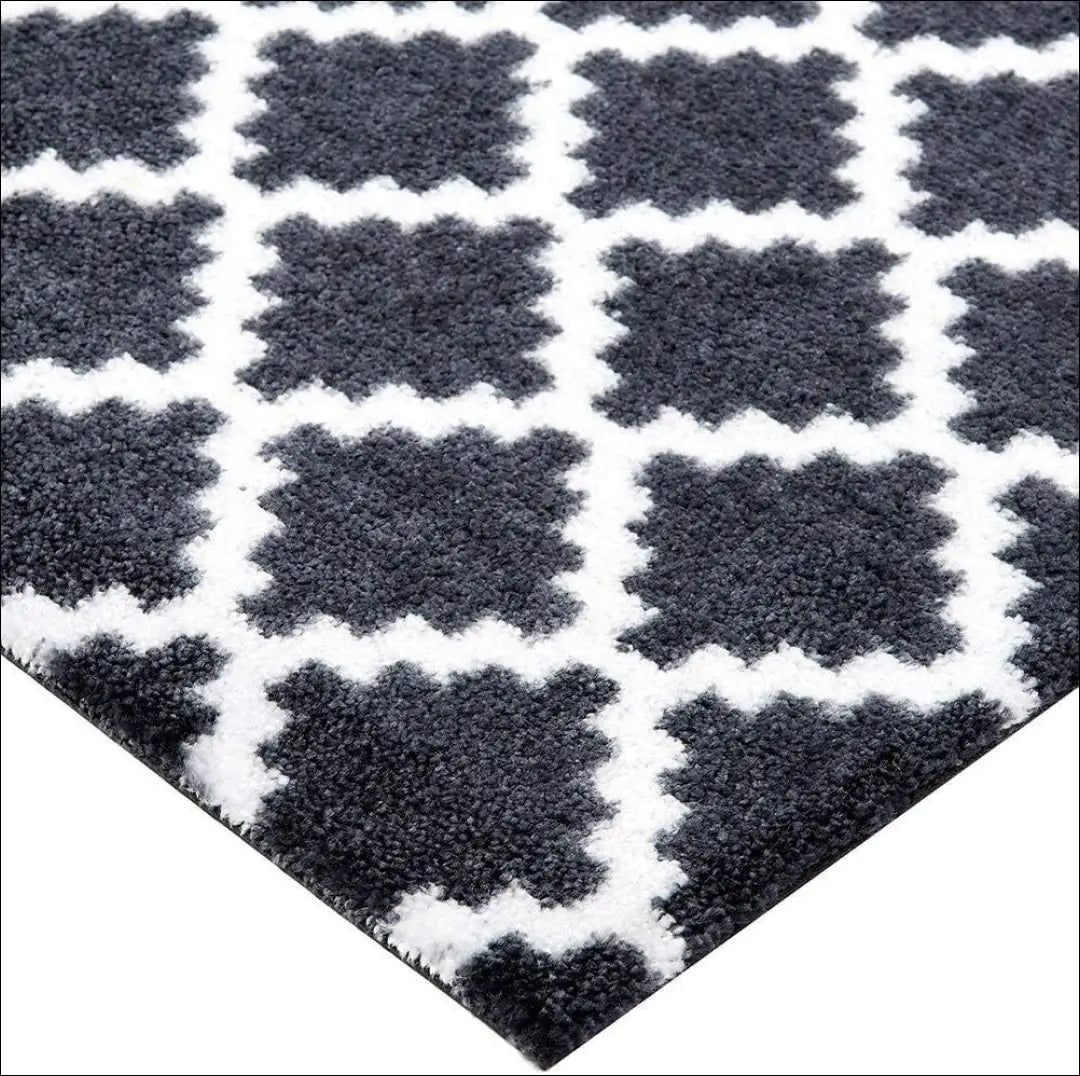 Kilimas gumuota apačia RU1648 - €45 Save 50% 25-50, __label:Pristatymas 1-2 d.d., color-balta, color-juoda, kilimai 50