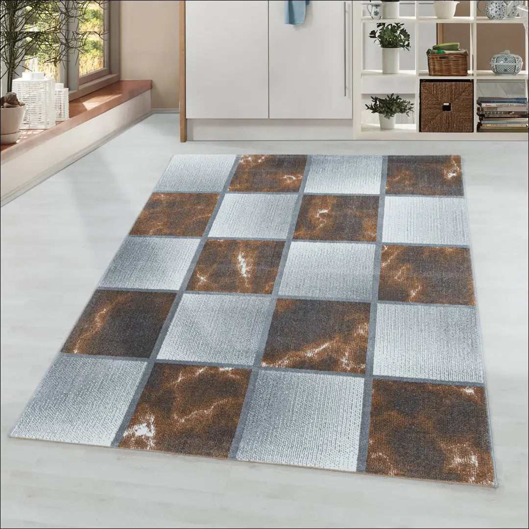 Kilimas NI2084 - €53 Save 30% -30% , 100-200, 50-100, __label:Pristatymas 5-14 d.d., ayy 80 x 150 cm / Ruda