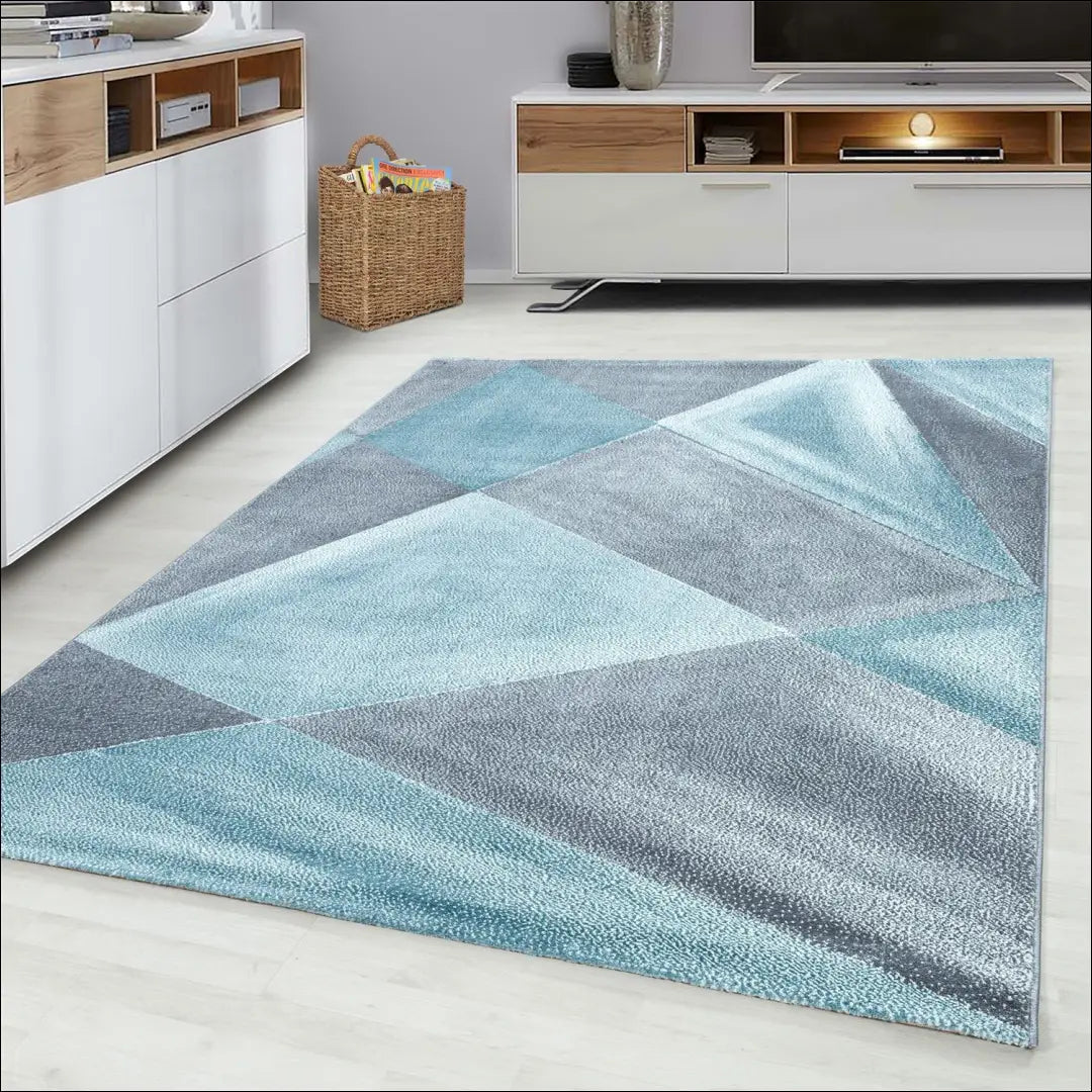 Kilimas NI2111 - €75 Save 30% 100-200, 50-100, __label:Pristatymas 5-14 d.d., ayy, color-pilka 120 x 170 cm / Mėlyna