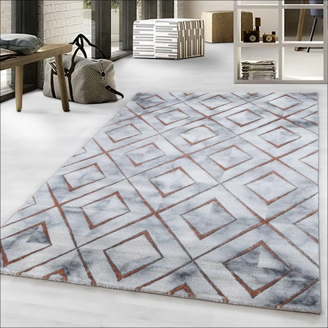Kilimas NI2133 - €55 Save 30% 100-200, 50-100, __label:Pristatymas 5-14 d.d., ayy, color-pilka 80 x 150 cm / Pilka