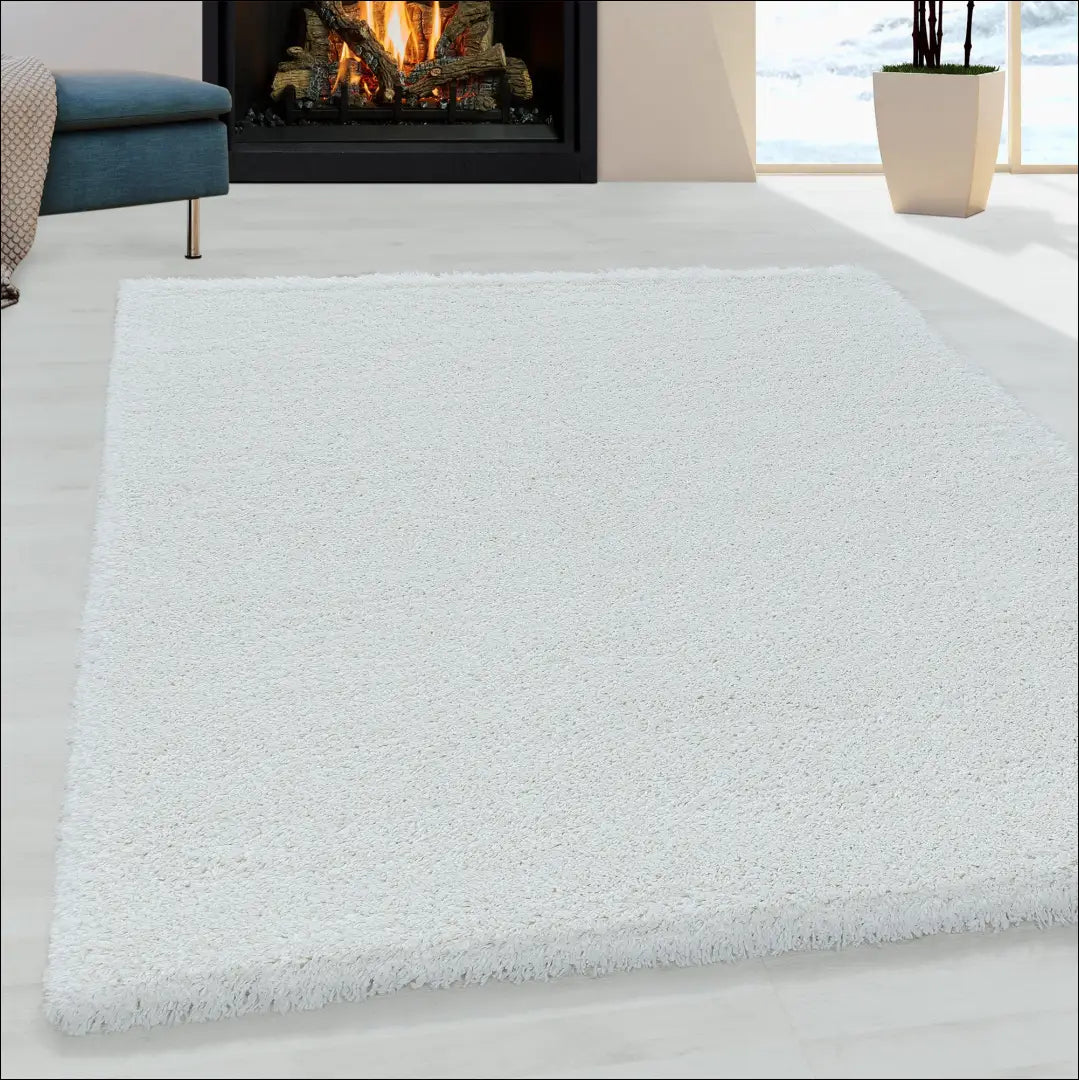 Kilimas NI2187 - €24 Save 25% 100-200, 25-50, 50-100, apvalus, color-balta 60 x 110 cm / Balta / Poliesteris Kilimai