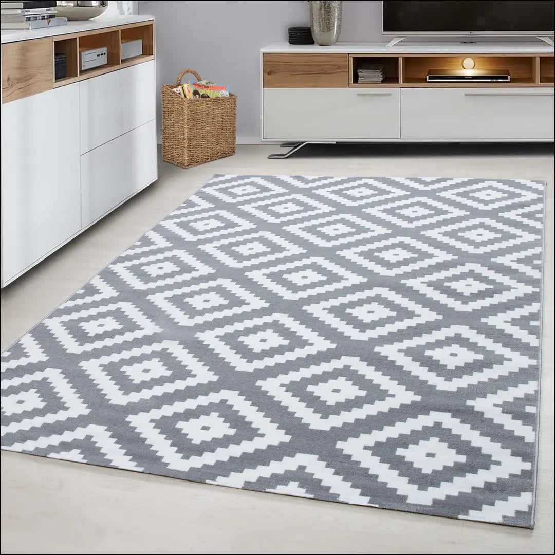 Kilimas NI2432 - €35 Save 30% 100-200, 25-50, 50-100, __label:Pristatymas 5-14 d.d., ayy 80 x 150 cm / Pilka