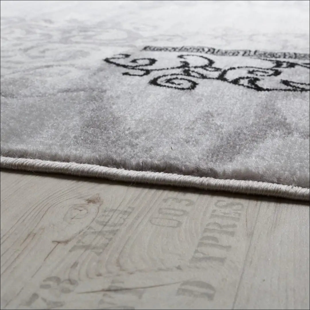 Kilimas NI2498 - 100-200, 50-100, color-pilka, Designer Rug Floral Mottled, Dydis-120-x-170-cm Kilimai | Namų imperija