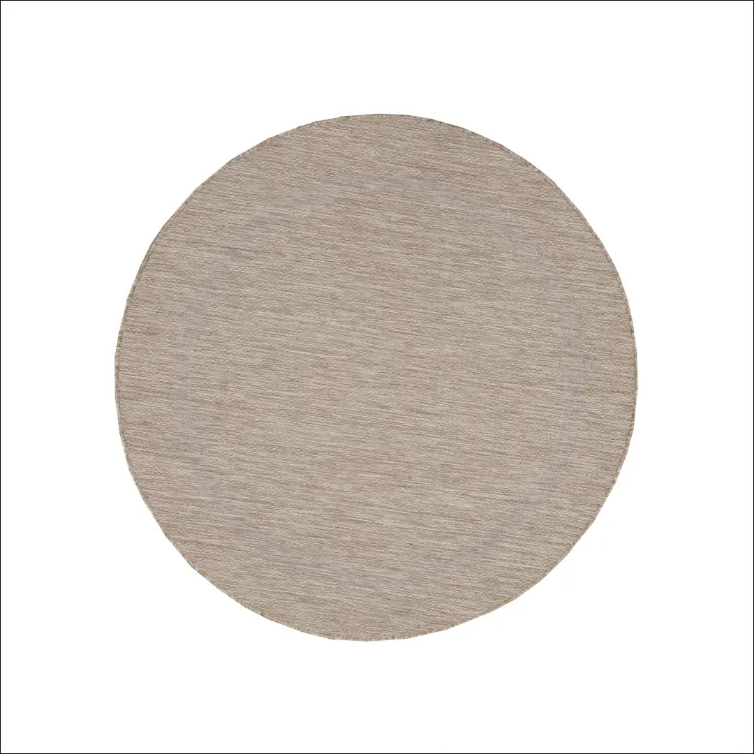 Kilimas NI2551 - €45 Save 30% 100-200, 25-50, 50-100, __label:Pristatymas 5-14 d.d., apvalus 120 cm skersmuo / Smėlio