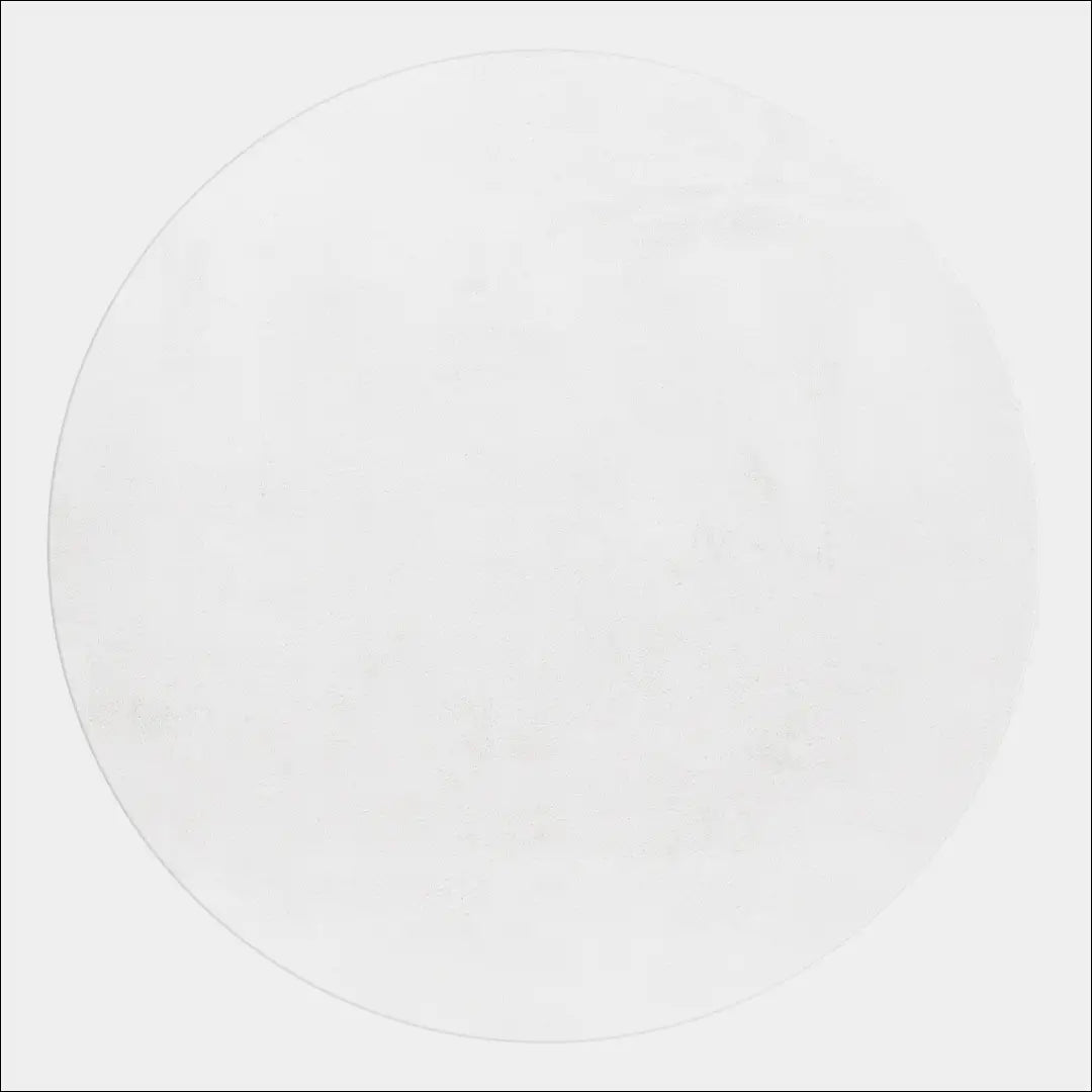 Kilimas NI2552 - €59 Save 30% 100-200, 25-50, 50-100, __label:Pristatymas 5-14 d.d., apvalus 120 cm skersmuo / Balta