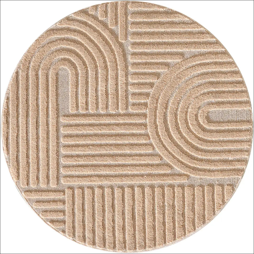 Kilimas NI2717 - €39.76 Save 15% 100-200, 25-50, 50-100, Hochflor Teppich, Jute 80 cm Skersmuo / Rožinė