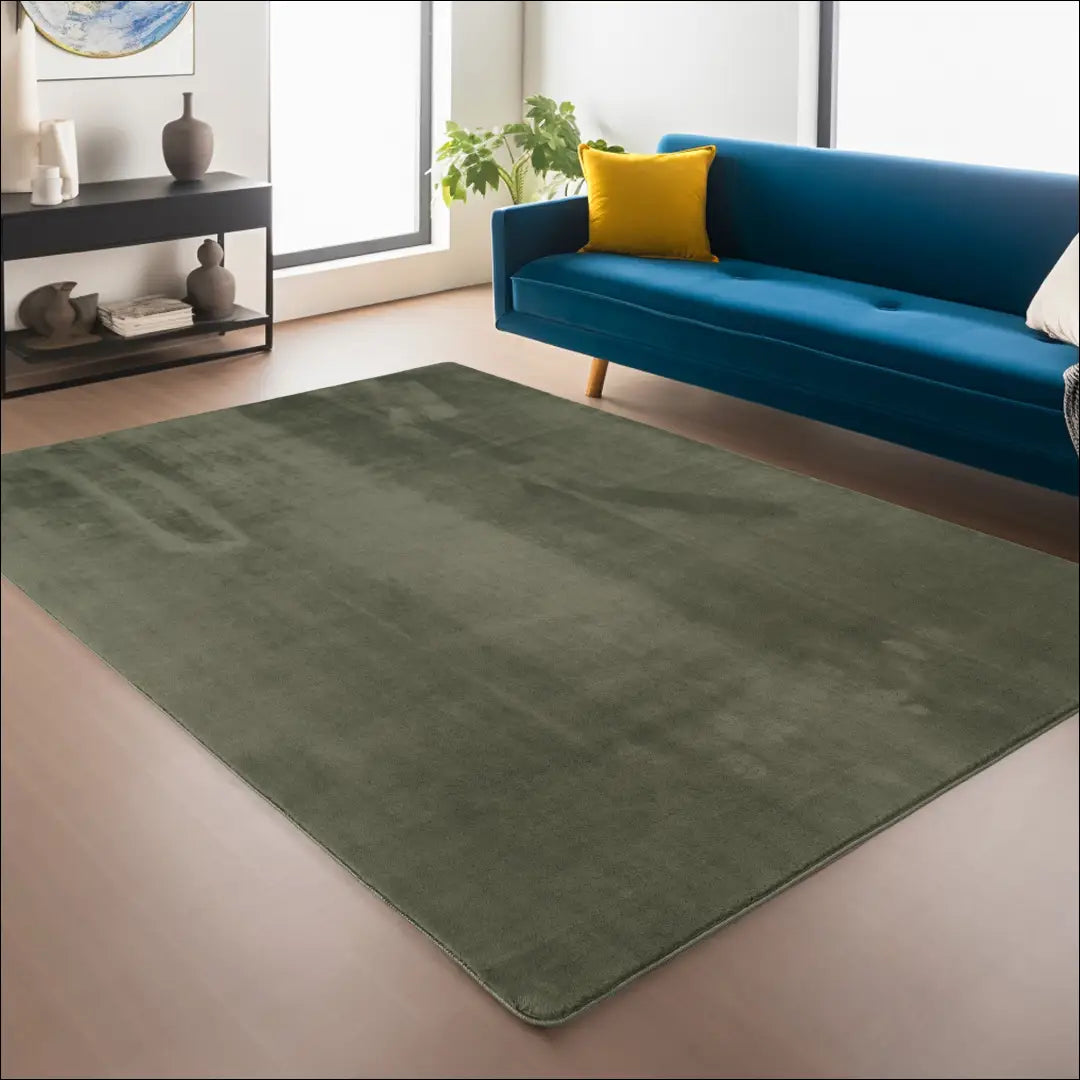 Kilimas NI2818 - €57 Save 15% 100-200, 25-50, 50-100, __label:Pristatymas 5-14 d.d., apvalus 120 x 160 cm / Žalia / 100