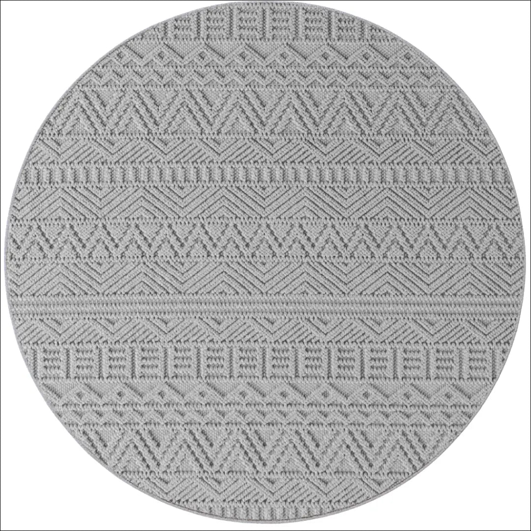 Kilimas NI2833 - €76 Save 15% 100-200, 25-50, 50-100, __label:Pristatymas 5-14 d.d., apvalus 120 cm Skersmuo / Sidabras