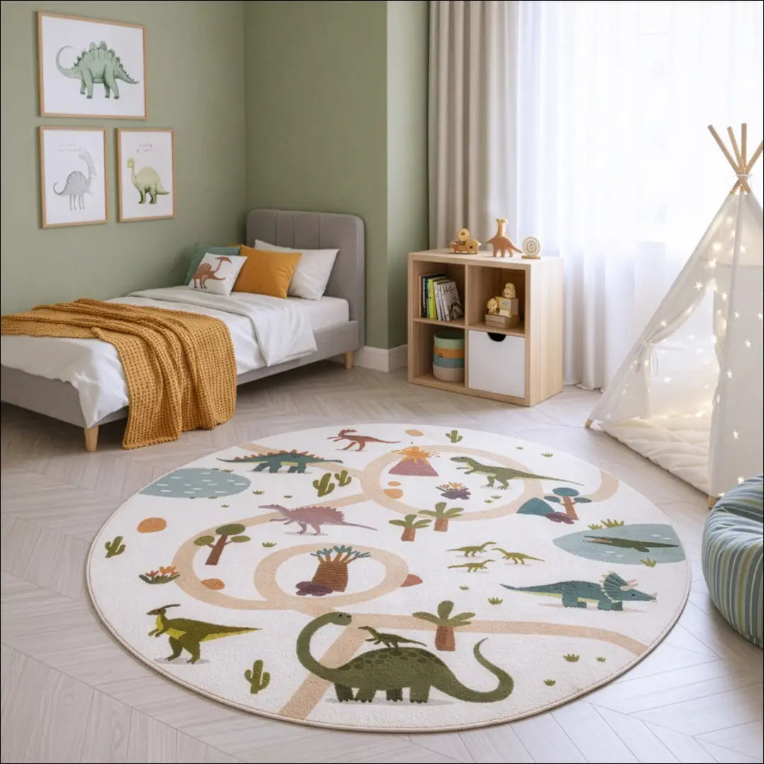 Kilimas NI2888 - €59 Save 15% 100-200, 50-100, __label:Pristatymas 5-14 d.d., apvalus, ayy 120 x cm / kremas / 100 %