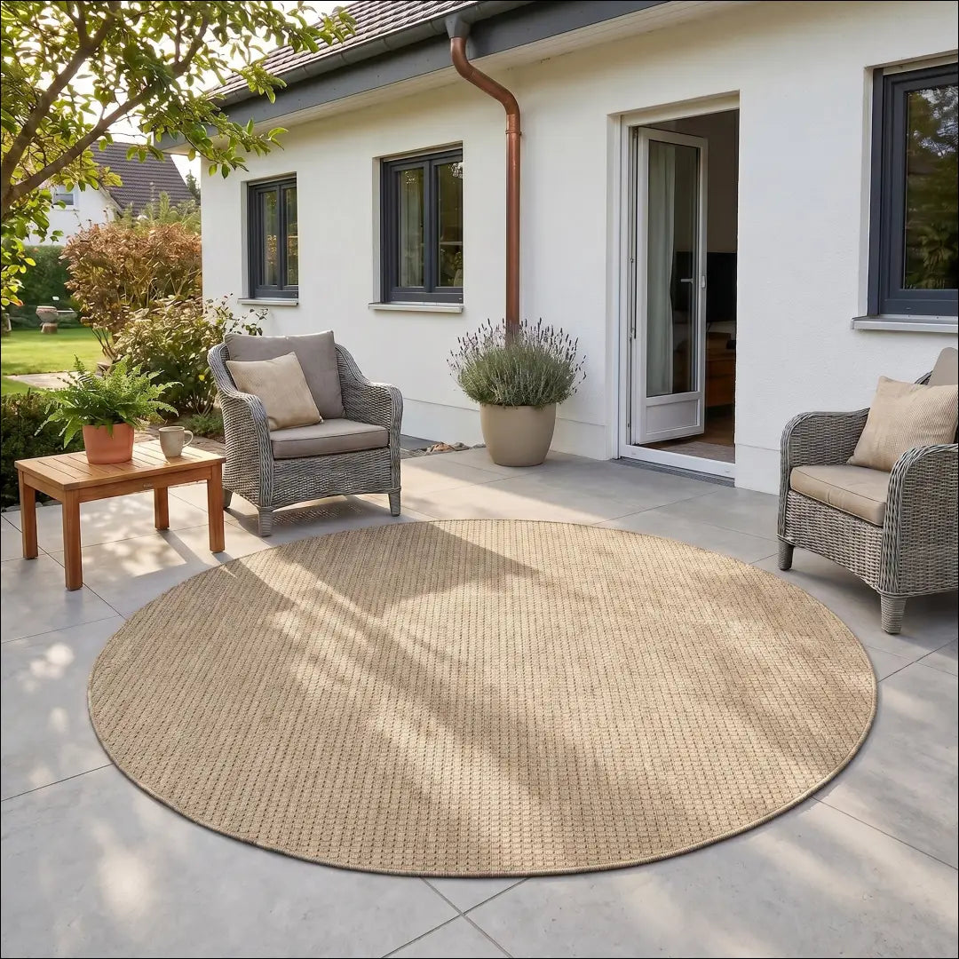 Kilimas NI2945 - €55 Save 15% 100-200, 25-50, 50-100, ayy2026new, Einfarbig Smėlio / Polipropilenas / 120 x cm | Namų