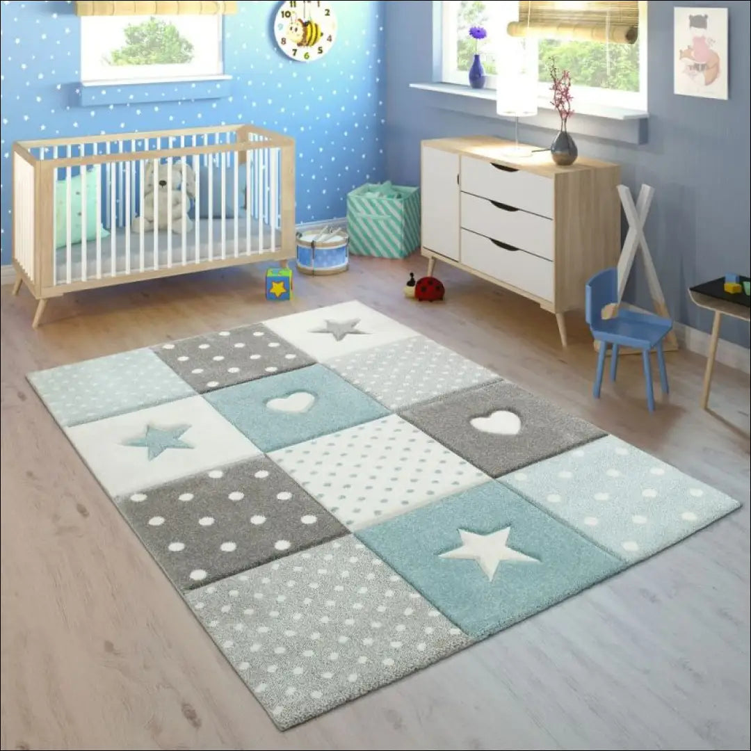 Kilimas NI3105 - €83 Save 15% 100-200, 50-100, __label:Pristatymas 5-14 d.d., apvalus, ayy 80 x 150 cm / Mėlyna