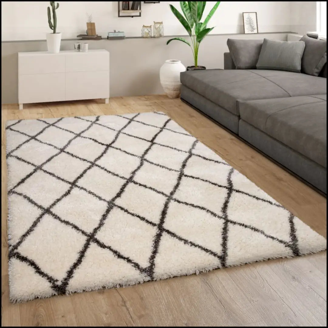 Kilimas NI3171 - €59 Save 15% 100-200, 50-100, __label:Pristatymas 5-14 d.d., ayy, color-kremas 60 x 90 cm / Kremas