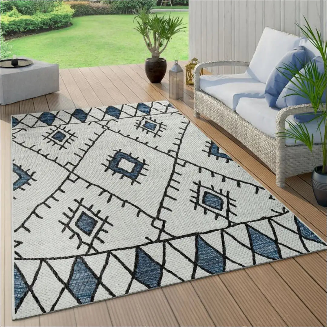 Kilimas NI3340 - €44 Save 15% 100-200, 25-50, 50-100, __label:Pristatymas 5-14 d.d., ayy 60 cm x 100 / Mėlyna