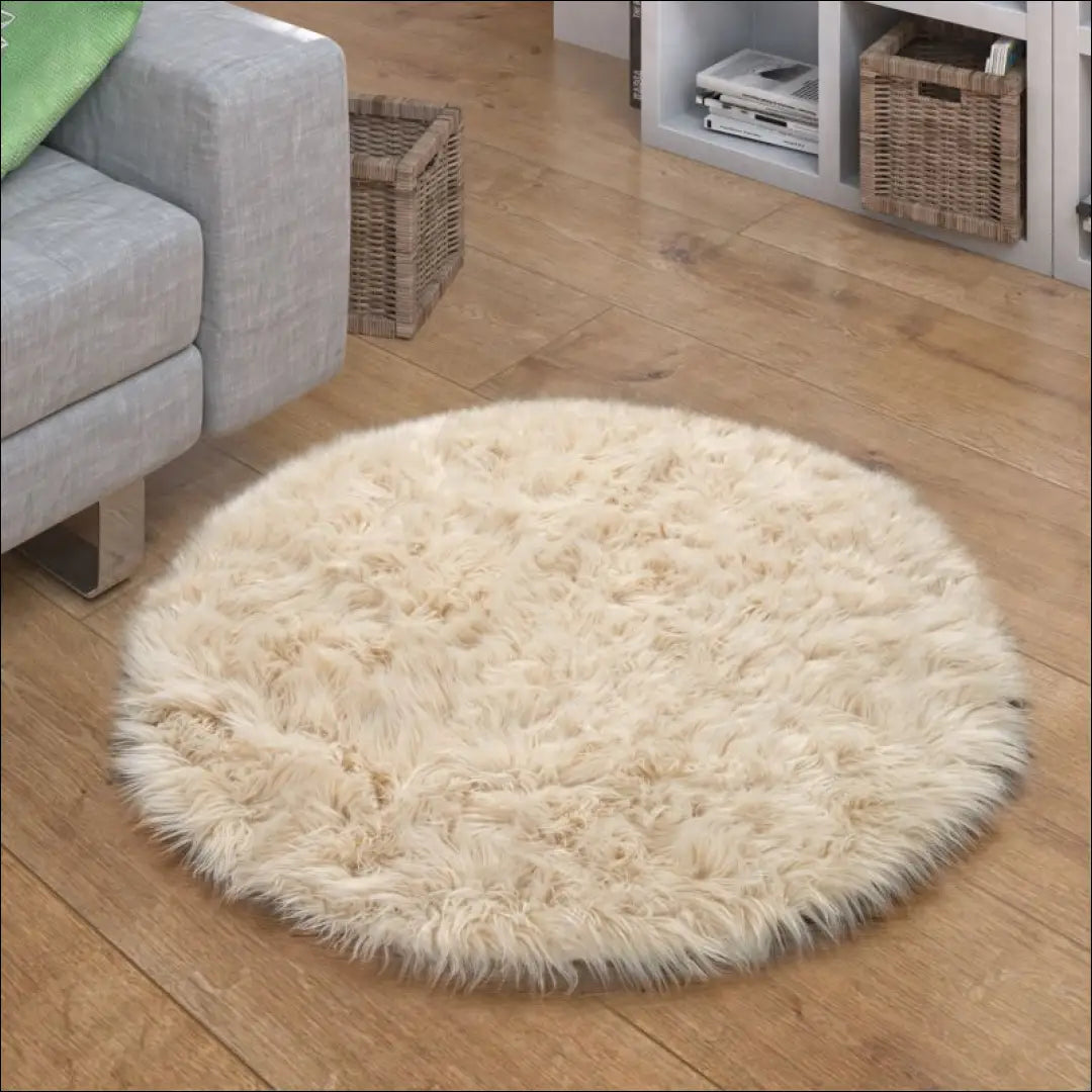 Kilimas NI3525 - €50 Save 15% 100-200, 25-50, 50-100, __label:Pristatymas 5-14 d.d., apvalus 40 cm x 60 / Kremas