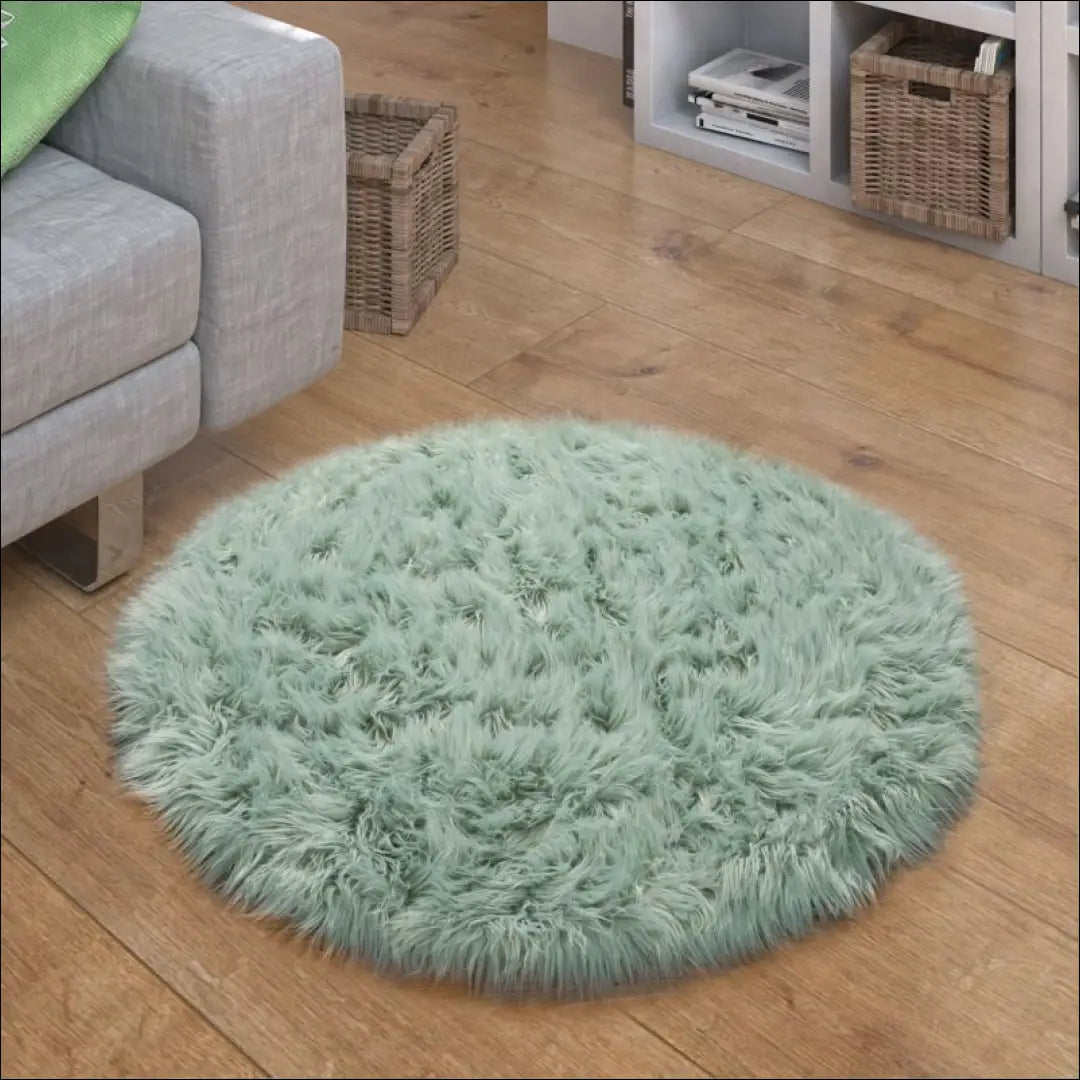 Kilimas NI3527 - €50 Save 15% 100-200, 25-50, 50-100, __label:Pristatymas 5-14 d.d., apvalus 40 cm x 60 / Žalia