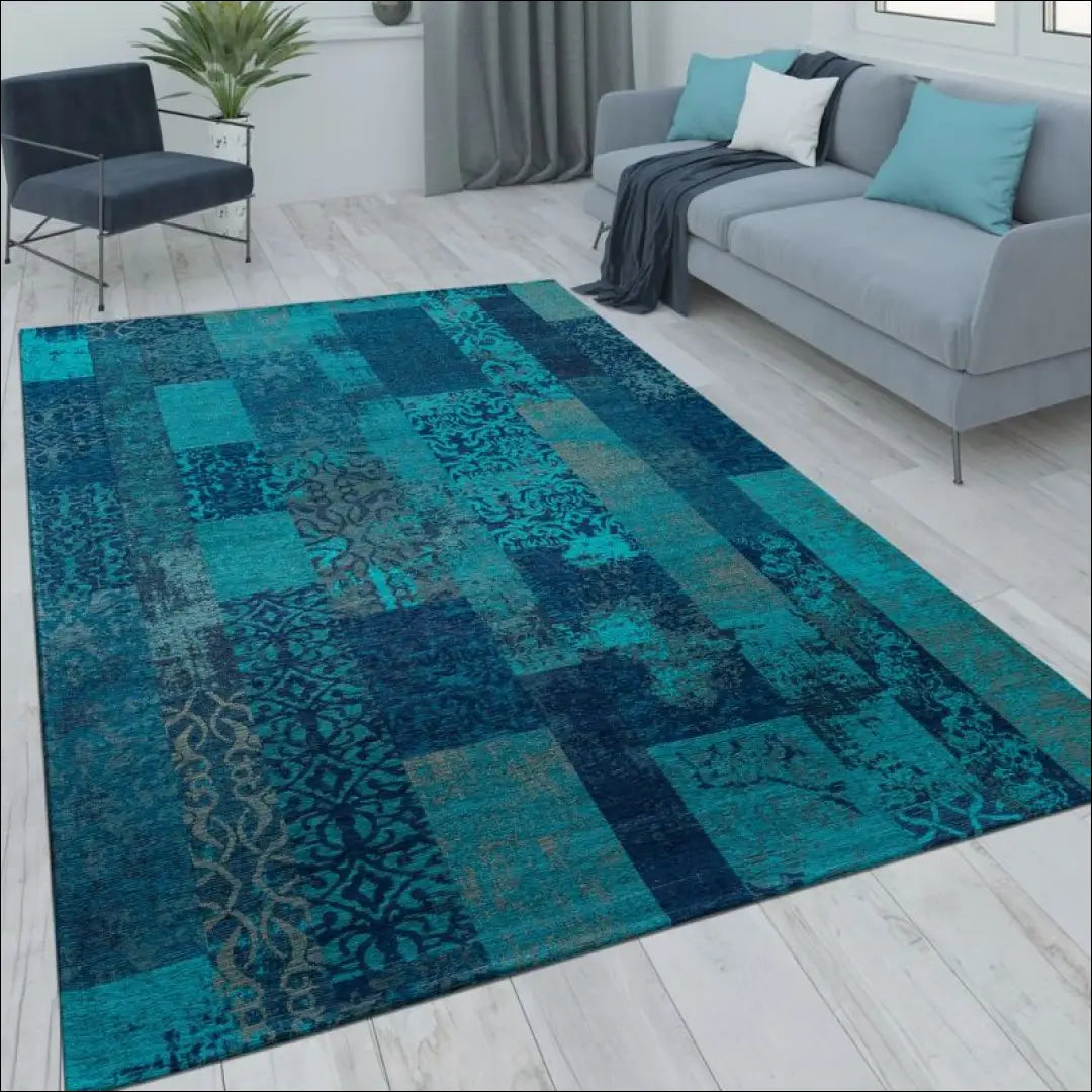 Kilimas NI3630 - €81 Save 15% 100-200, 50-100, __label:Pristatymas 5-14 d.d., ayy, color-turkis 80 x 150 cm / Turkio