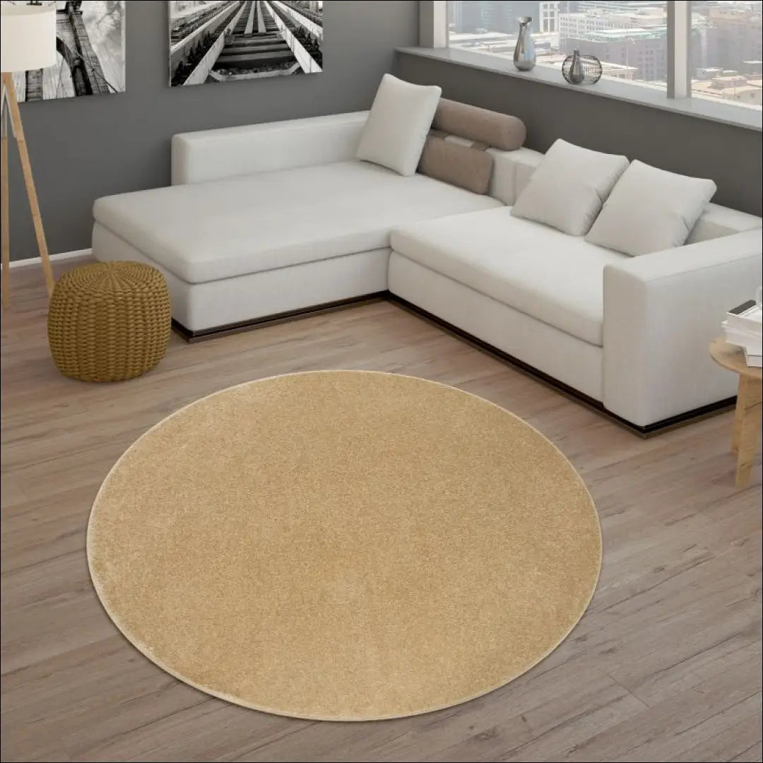 Kilimas NI3674 - €49 Save 15% 100-200, 25-50, 50-100, __label:Pristatymas 5-14 d.d., apvalus 60 x 100 cm / Smėlio