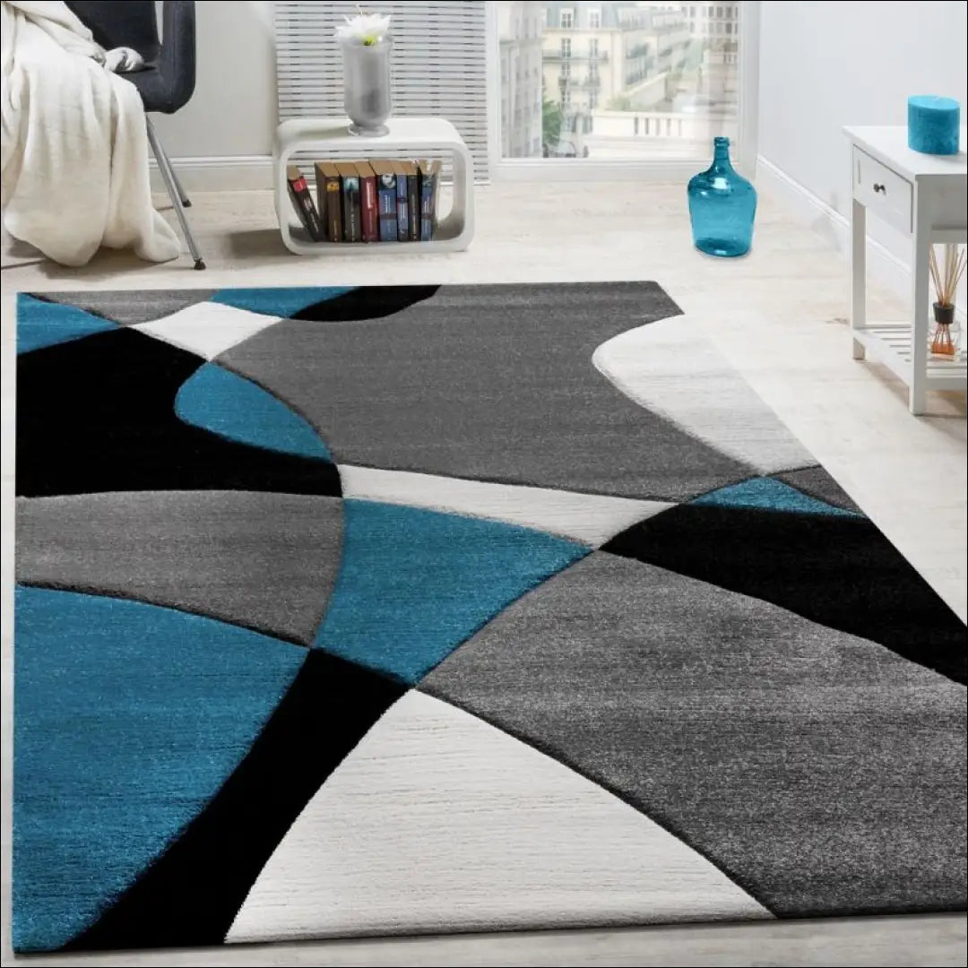 Kilimas NI3703 - €129 Save 15% 100-200, 50-100, __label:Pristatymas 5-14 d.d., ayy, color-turkis 120 x 170 cm Kilimai
