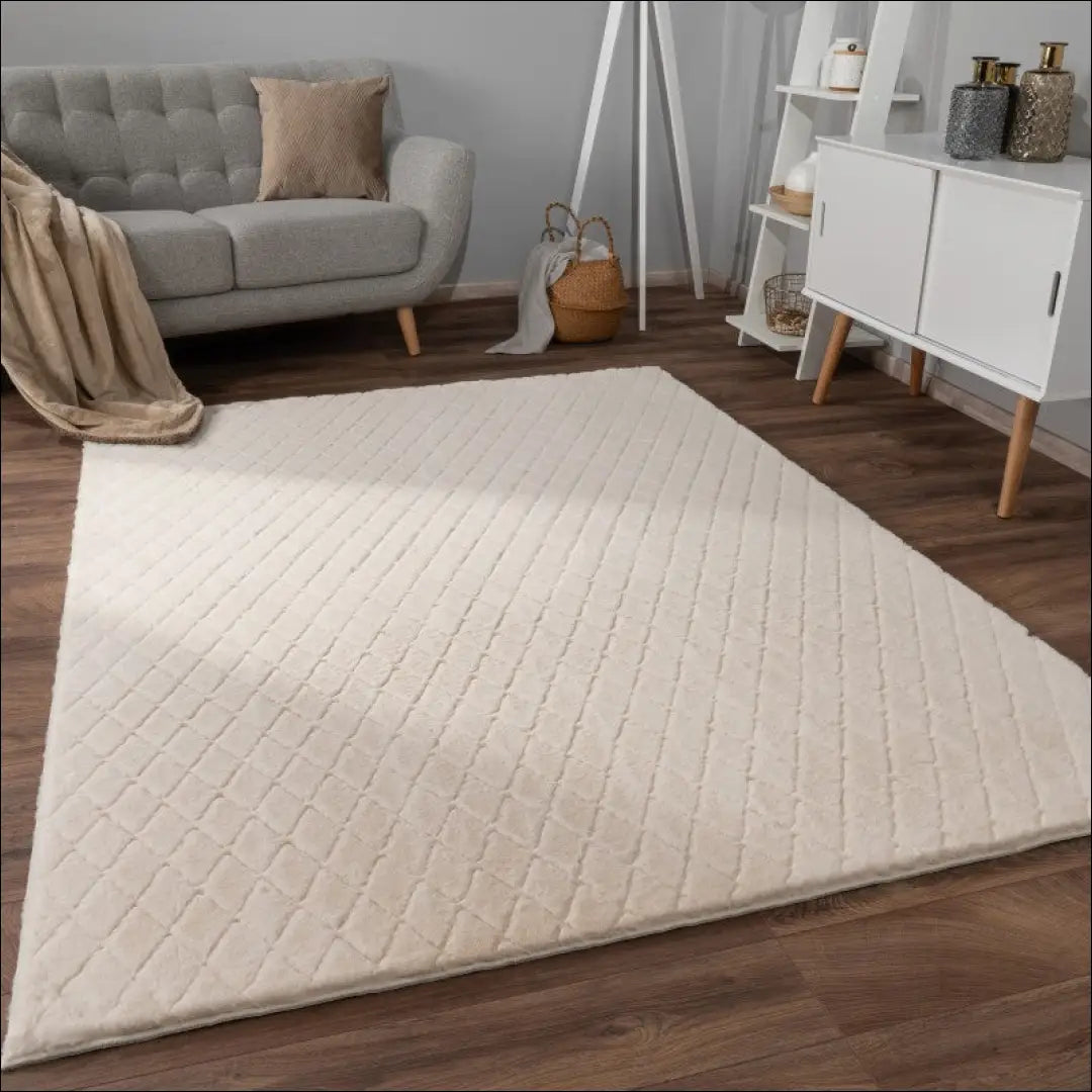 Kilimas NI4034 - €129 Save 15% 100-200, 50-100, __label:Pristatymas 5-14 d.d., color-creme, kilimai 120x160 cm / kremas