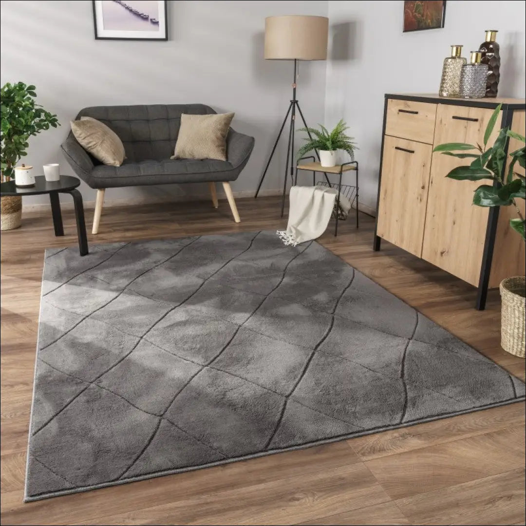 Kilimas NI4042 - €98 Save 15% 100-200, 50-100, __label:Pristatymas 5-14 d.d., color-anthrazit, kilimai 120x160 cm
