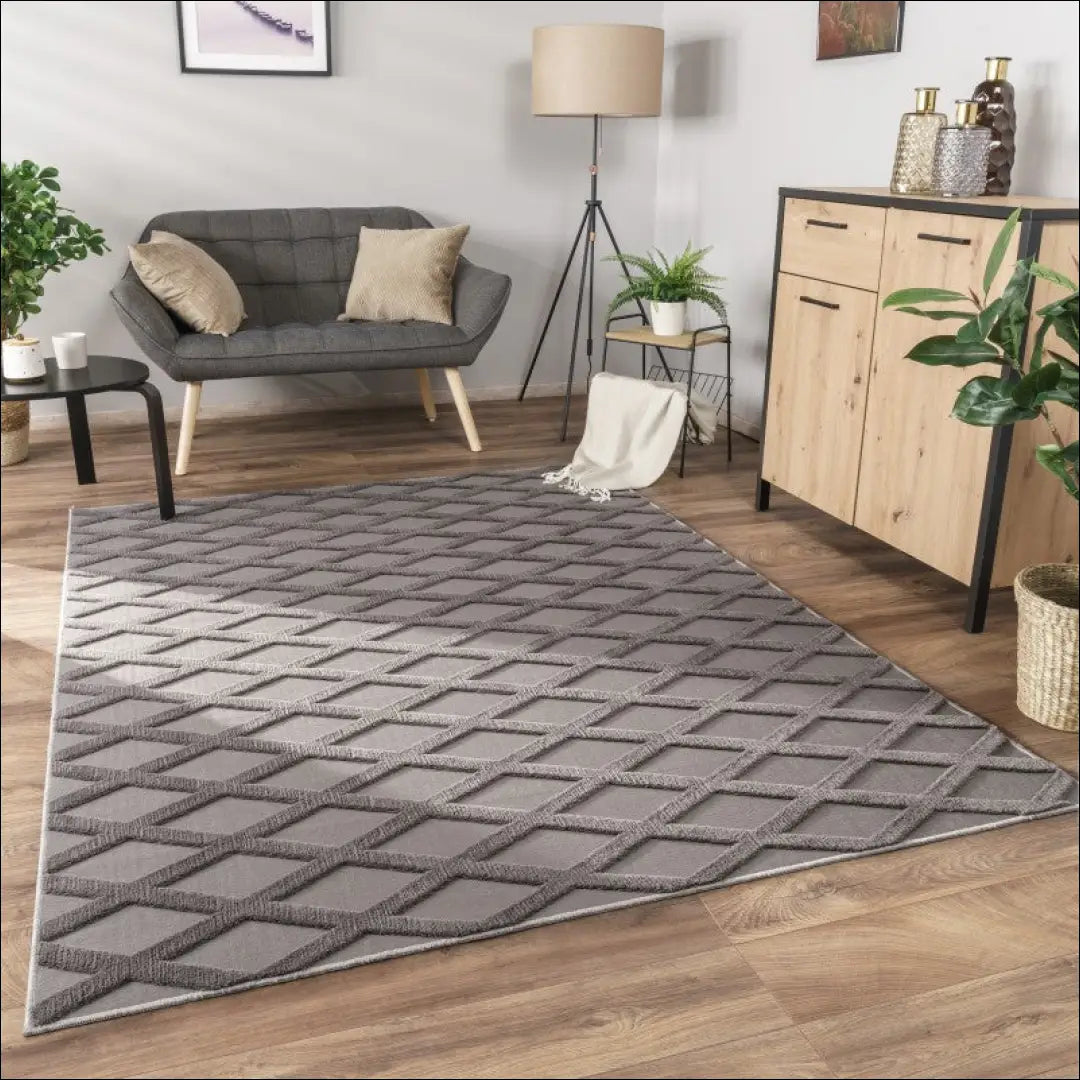 Kilimas NI4048 - €98 Save 15% 100-200, 50-100, __label:Pristatymas 5-14 d.d., color-anthrazit, kilimai 120x160 cm