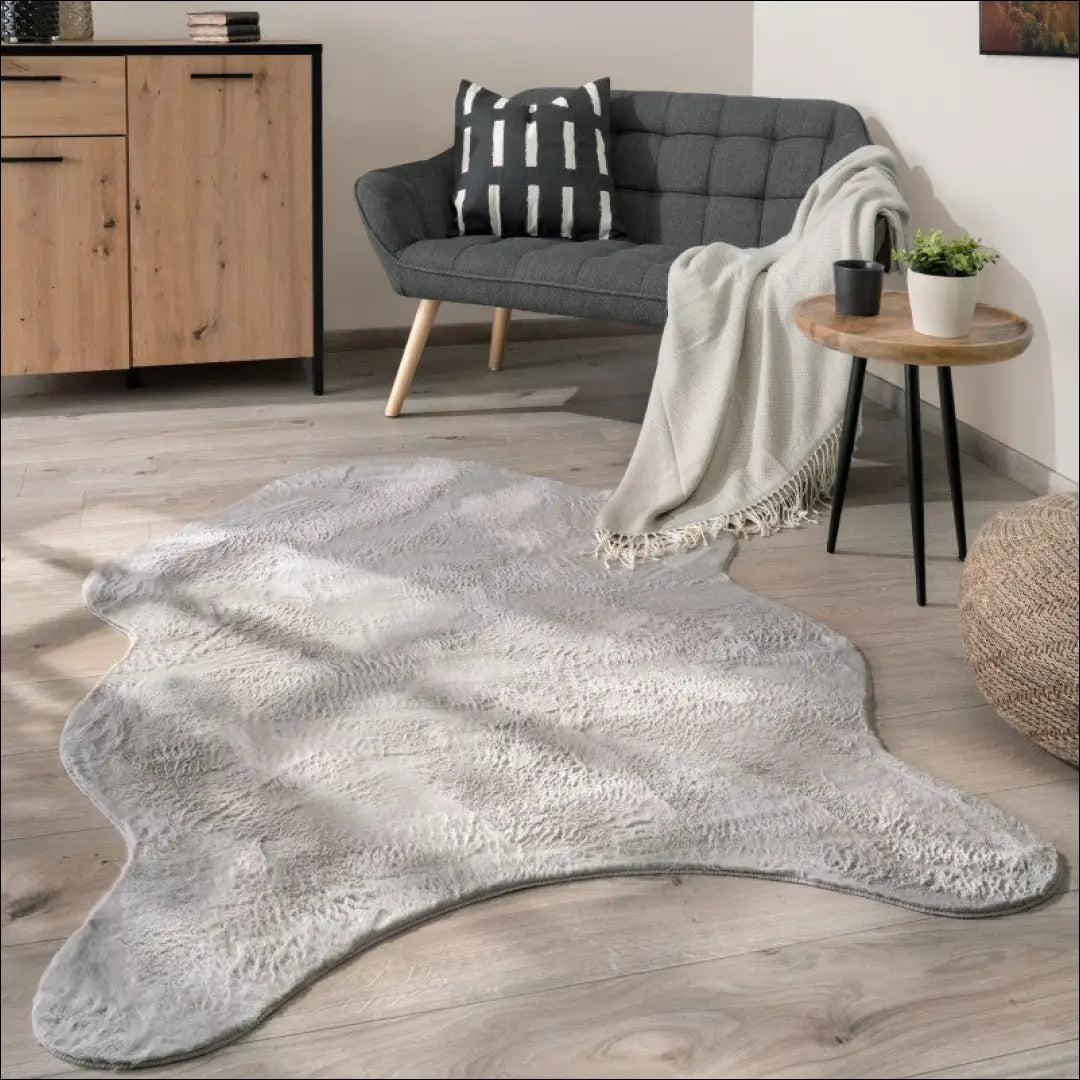 Kilimas NI4075 - €98 Save 15% 100-200, 50-100, __label:Pristatymas 5-14 d.d., color-Grau, kilimai 100x200 cm Fell-Form