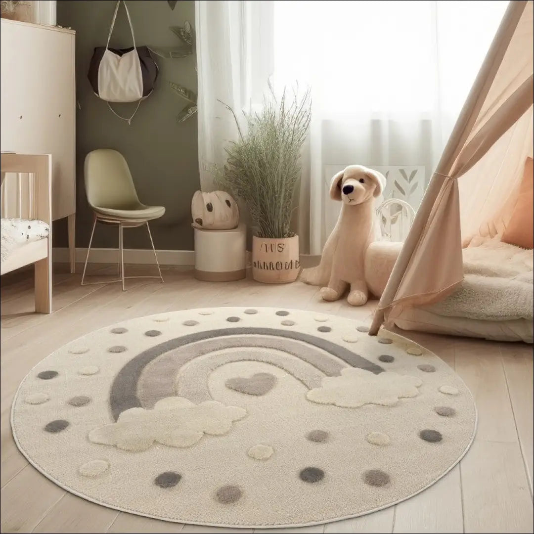 Kilimas NI4124 - €129 Save 15% 100-200, __label:Pristatymas 5-14 d.d., color-creme, kilimai, newdiva2 120 cm skersmuo