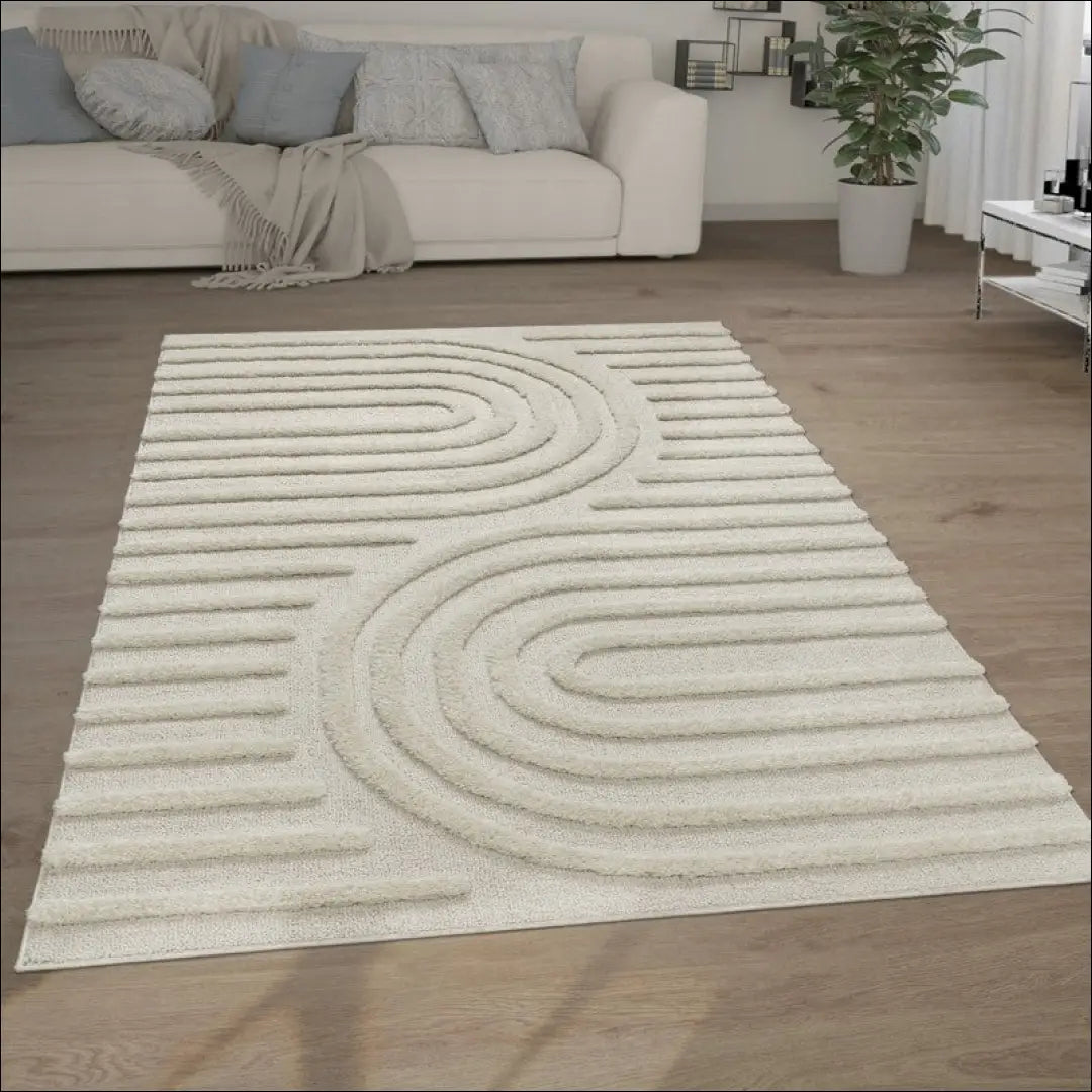 Kilimas NI4133 - €106 Save 15% 100-200, 50-100, __label:Pristatymas 5-14 d.d., color-creme, kilimai 120x160 cm / kremas