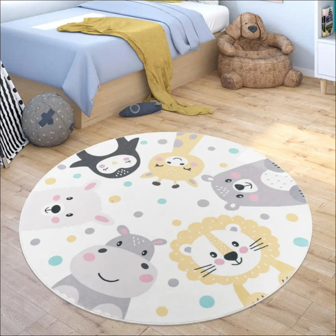 Kilimas NI4188 - €83 Save 15% 100-200, 50-100, __label:Pristatymas 5-14 d.d., color-creme, kilimai 120 cm skersmuo