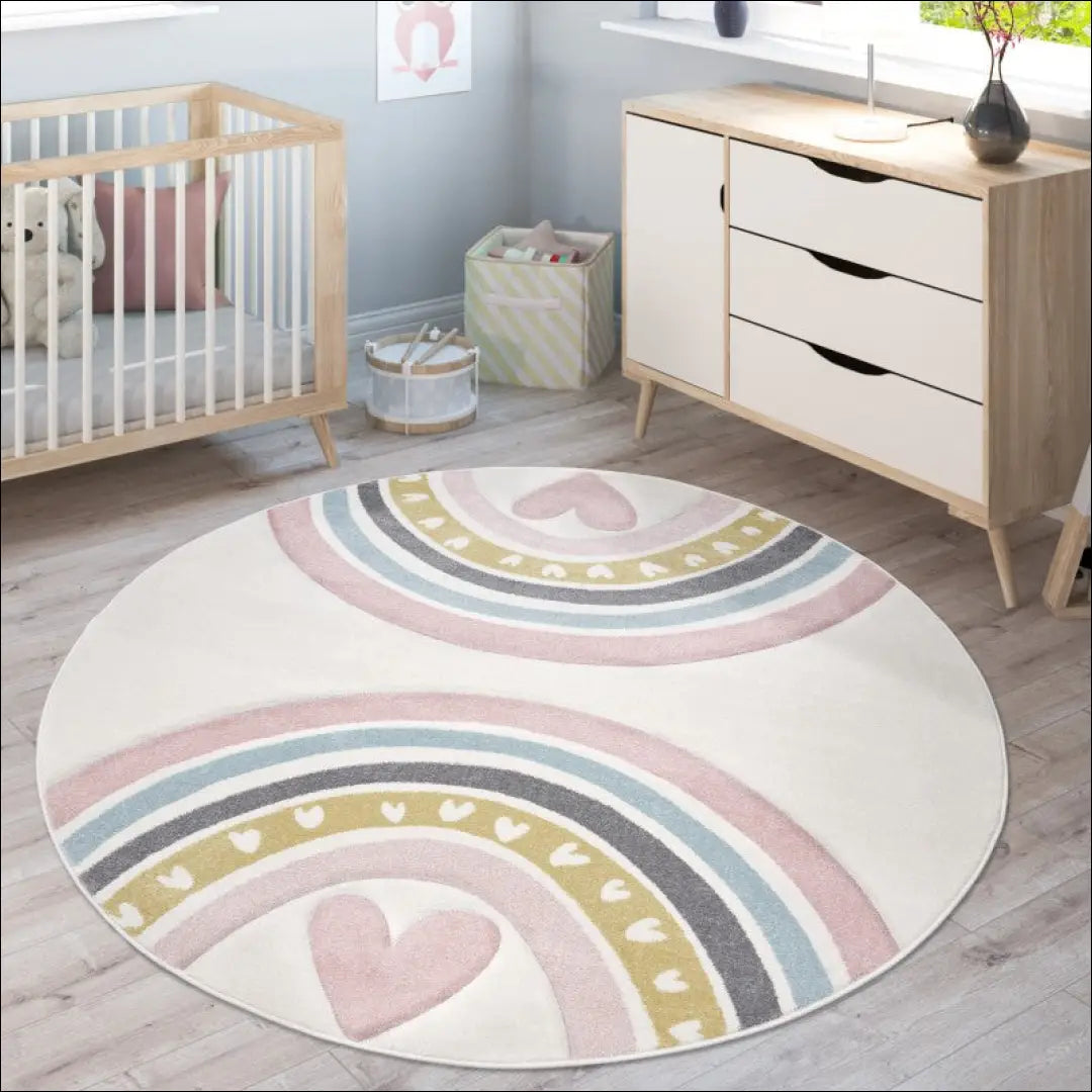 Kilimas NI4190 - €98 Save 15% 100-200, 50-100, __label:Pristatymas 5-14 d.d., color-rozine, kilimai 120 cm skersmuo