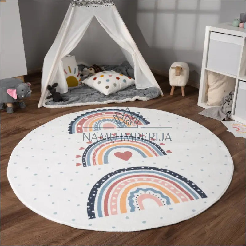 Kilimas NI4297 - €98 Save 15% 100-200, 50-100, __label:Pristatymas 5-14 d.d., color-margas, kilimai 120 cm skersmuo