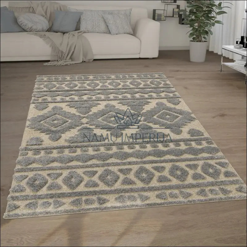 Kilimas NI4478 - €106 Save 15% 100-200, 50-100, __label:Pristatymas 5-14 d.d., color-pilka, kilimai 120x160 cm / Pilka