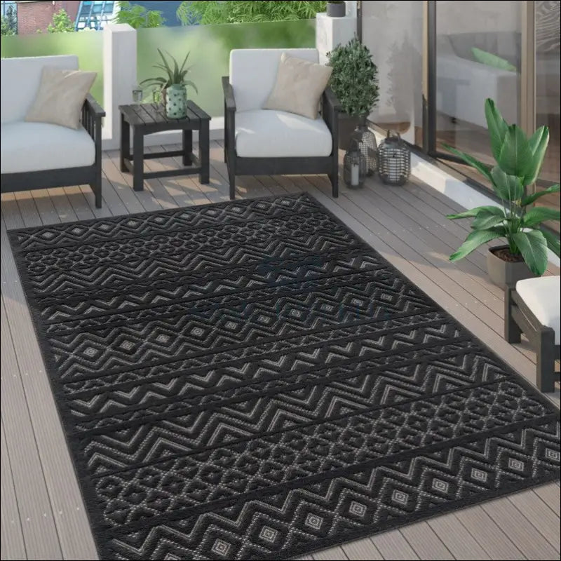 Kilimas NI4602 - €83 Save 15% 100-200, 50-100, __label:Pristatymas 5-14 d.d., color-Anthracite, kilimai 120 cm skersmuo