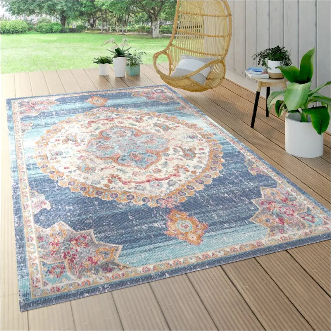 Kilimas NI4643 - €87 Save 15% 100-200, 50-100, __label:Pristatymas 5-14 d.d., color-melyna, kilimai 120 x 170 cm