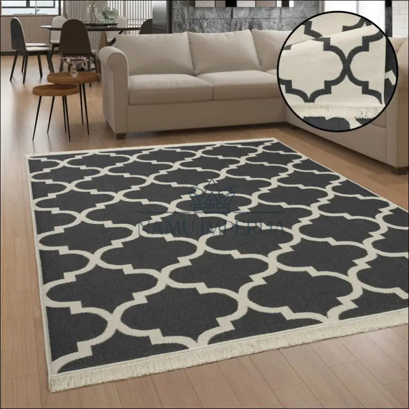 Kilimas NI4738 - €67 Save 15% 100-200, 25-50, 50-100, __label:Pristatymas 5-14 d.d., color-Anthracite 120x160 cm