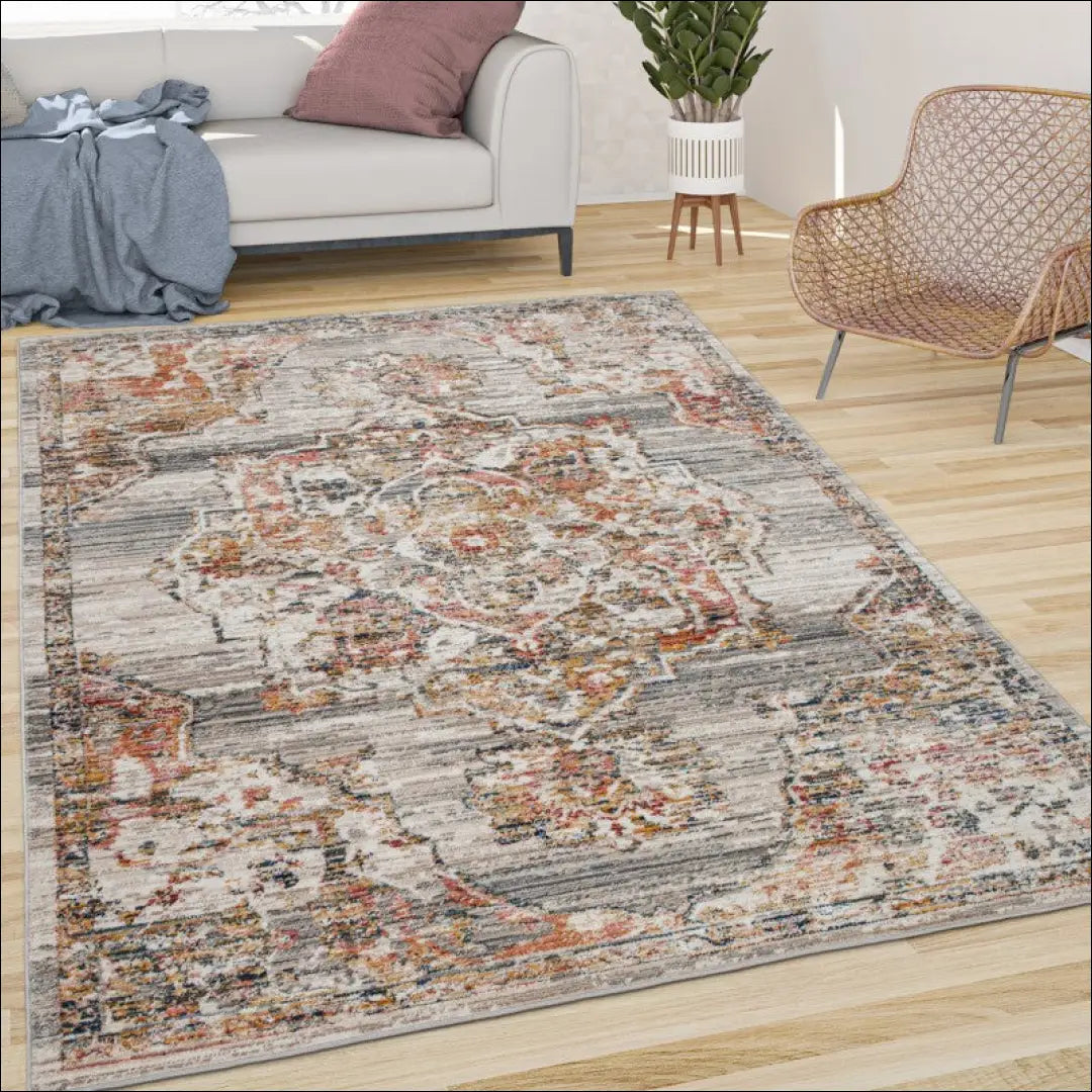 Kilimas NI4841 - €106 Save 15% 100-200, 25-50, 50-100, __label:Pristatymas 5-14 d.d., color-pilka 120 x 170 cm / Pilka