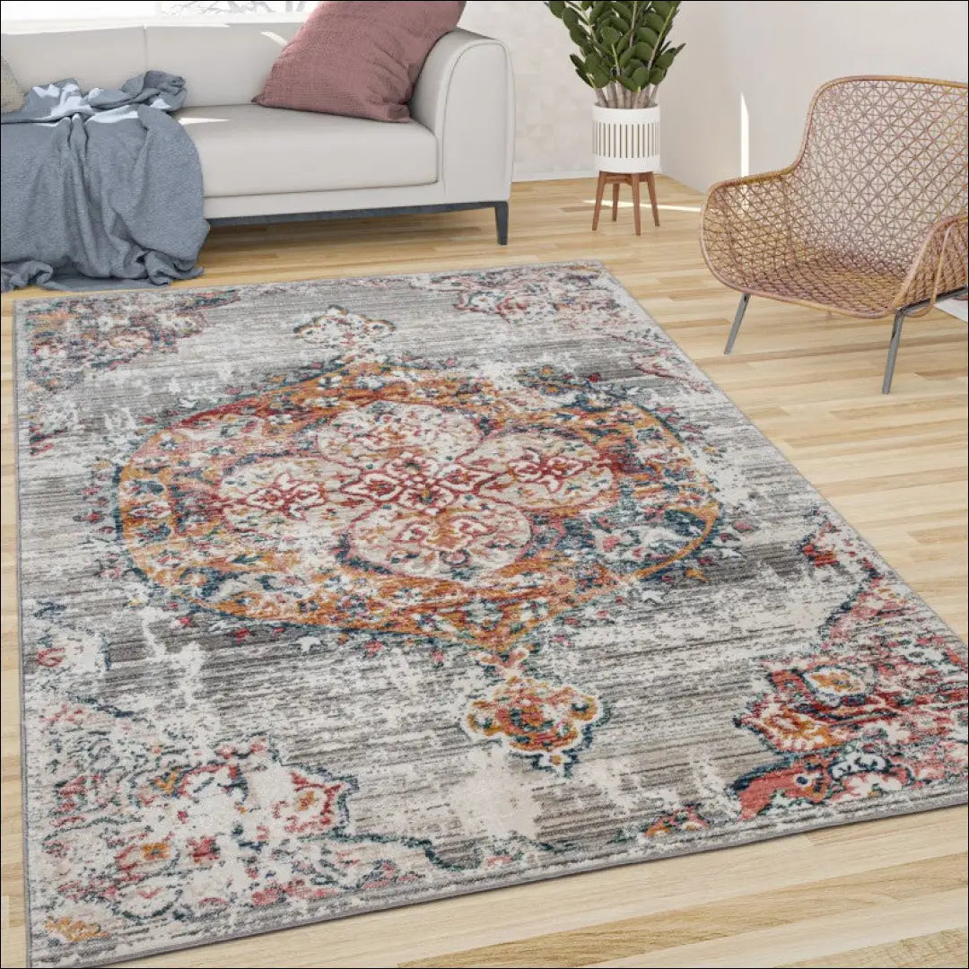 Kilimas NI4854 - €106 Save 15% 100-200, 50-100, __label:Pristatymas 5-14 d.d., color-Anthracite, kilimai 120 x 170 cm