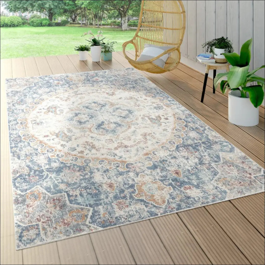 Kilimas NI4967 - €87 Save 15% 100-200, 50-100, __label:Pristatymas 5-14 d.d., color-melyna, kilimai 120 x 170 cm